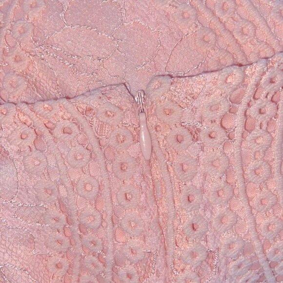 Cato Pink Lace Above Knee Dress Size 4 - Picture 8 of 8